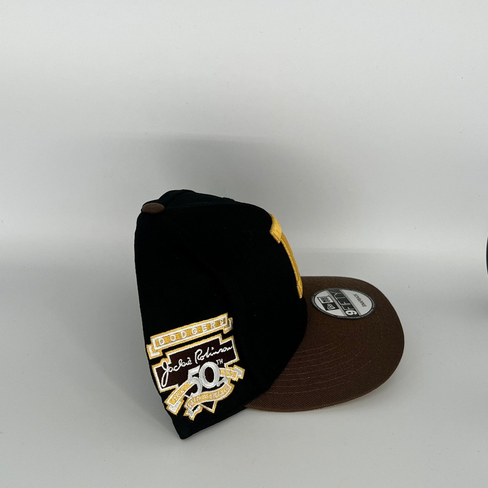 New Era Black Brown Boston Bruins 50th Anniversary Jackie Robinson Size ONE SIZE - 3 Thumbnail