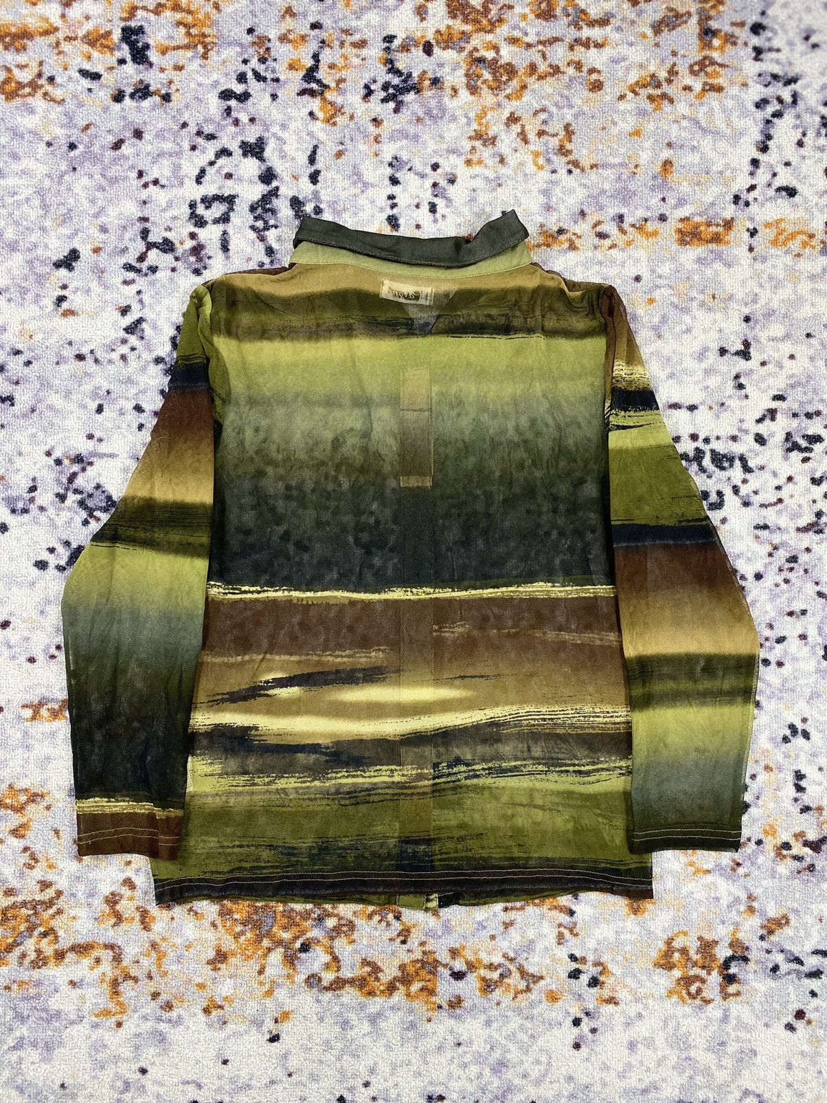 Japanese Brand VINTAGE PAVONE MESH ART SHIRT GHOTICPUNK STYLE Size M / US 6-8 / IT 42-44 - 2 Thumbnail