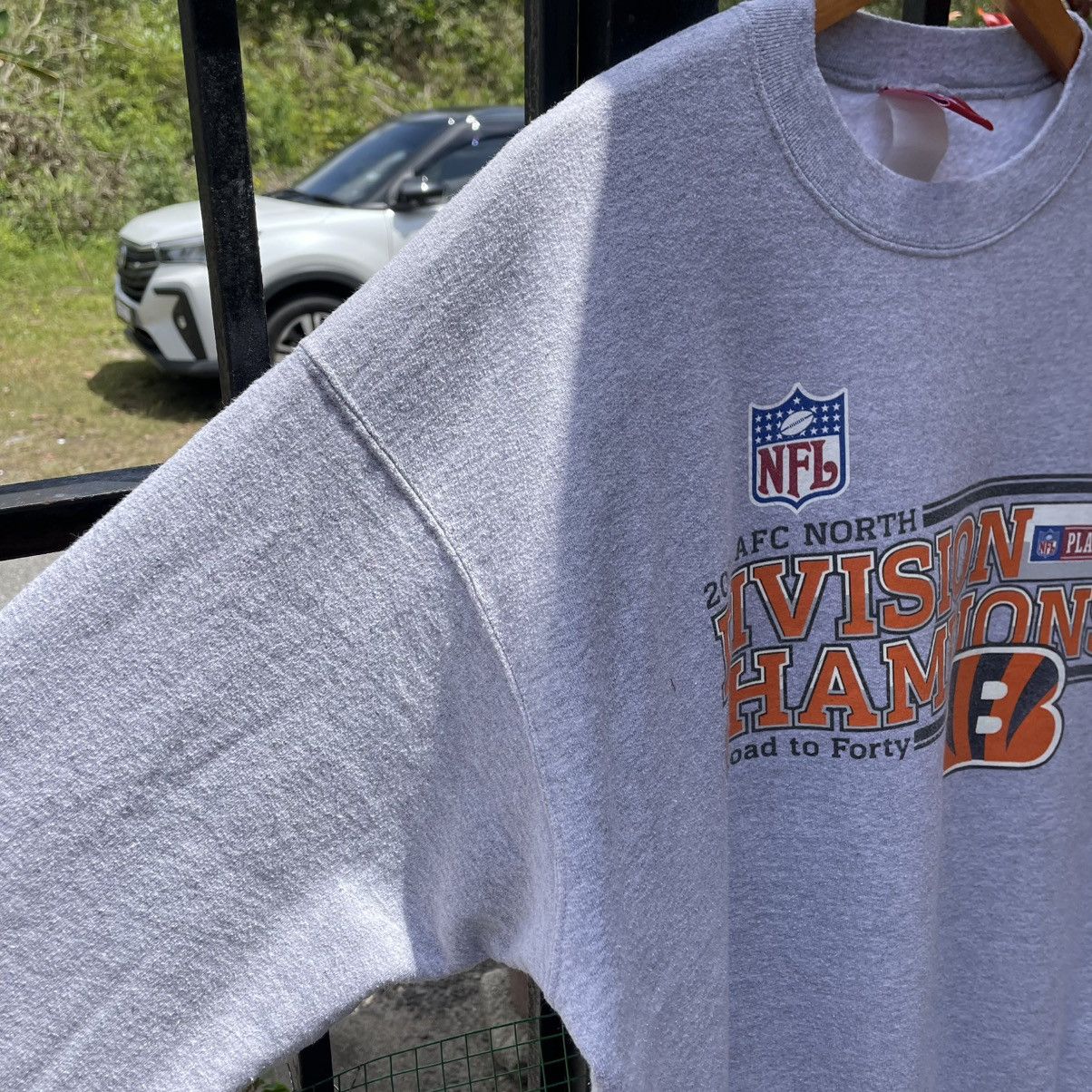 NFL 🔥Vintage 2005 NFL Afc North Star Crewneck Sweatshirts Size US L / EU 52-54 / 3 - 7 Thumbnail