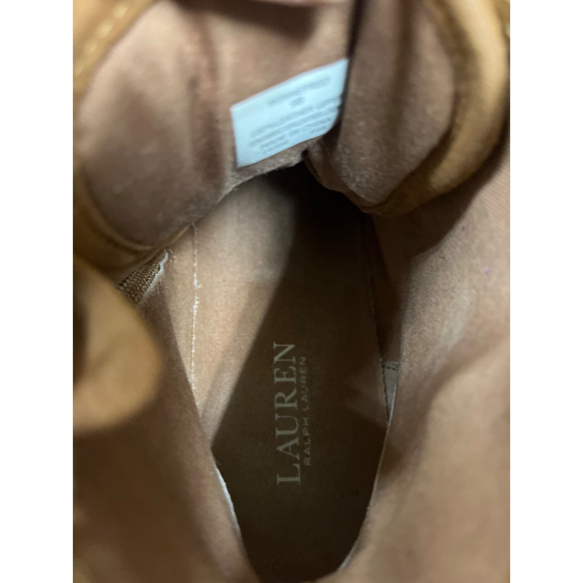 Lauren Ralph Lauren Lauren Ralph Lauren Winnered wms brown suede ankle boots sz Size US 9 / IT 39 - 6 Thumbnail