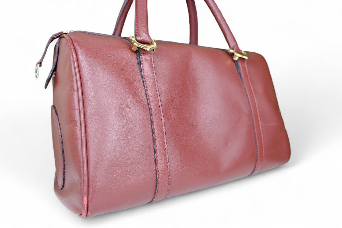 Cartier Vintage CARTIER 1980s Boston Bag Leather Bordeaux Size ONE SIZE - 2 Thumbnail