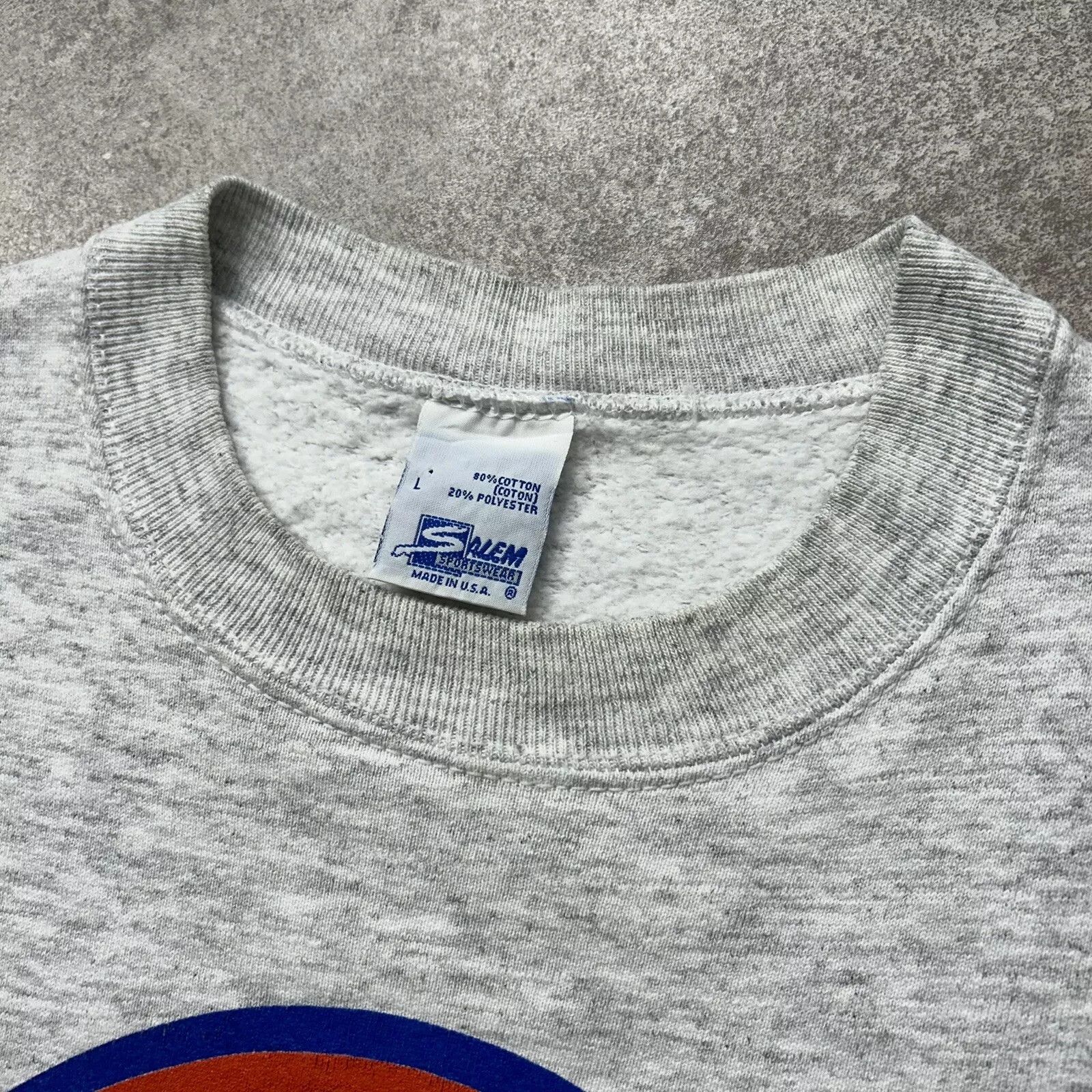NHL × Salem Sportswear × Vintage VTG 90s NHL NEW YORK ISLANDERS SWEATSHIRT DOUBLE SIDED Size US L / EU 52-54 / 3 - 4 Thumbnail