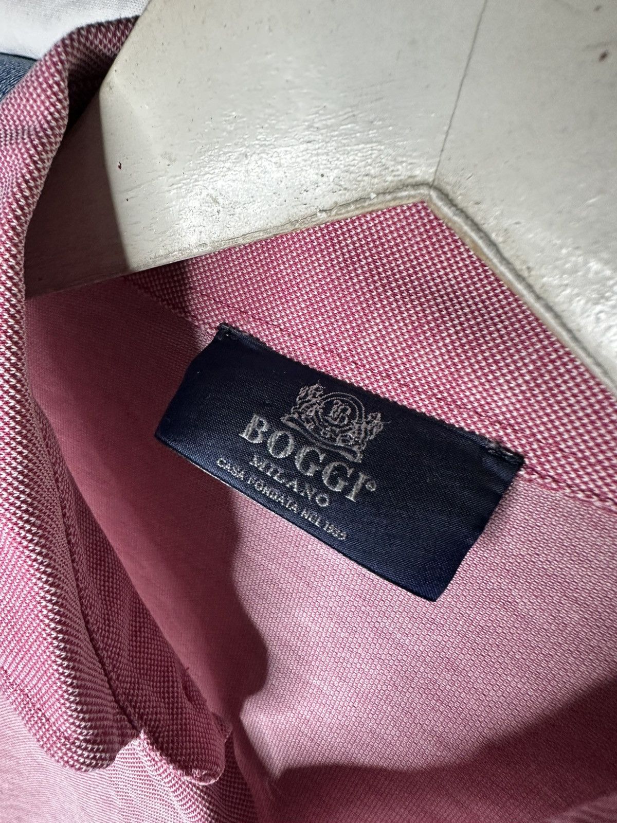 Boggi Boggi Milano Shirt Men’s S Pink Long Sleeve Button Size US S / EU 44-46 / 1 - 4 Thumbnail