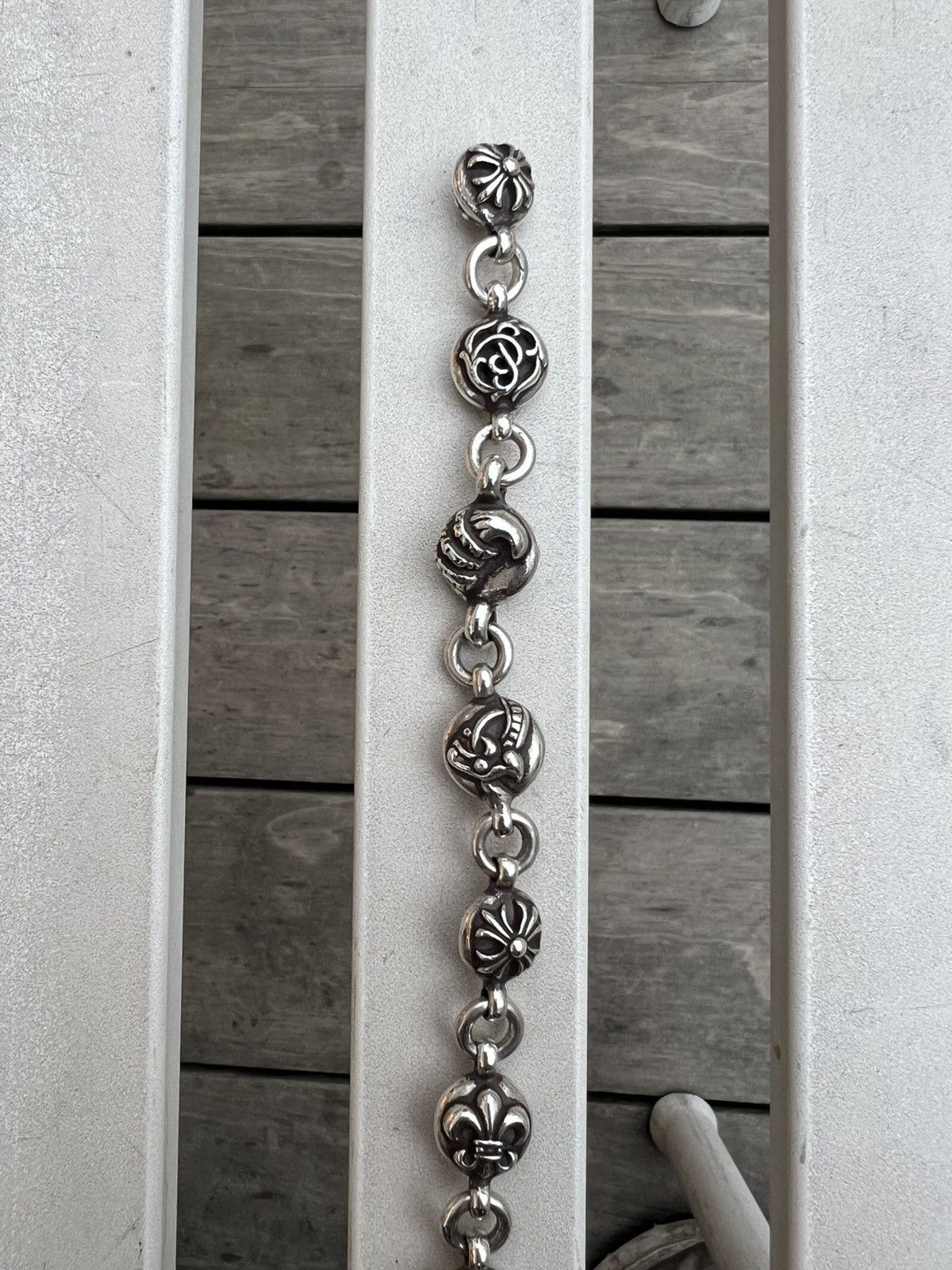 Chrome Hearts Chrome Hearts Multi Ball Bracelet 11 Ball Silver Adjustable Size ONE SIZE - 5 Thumbnail