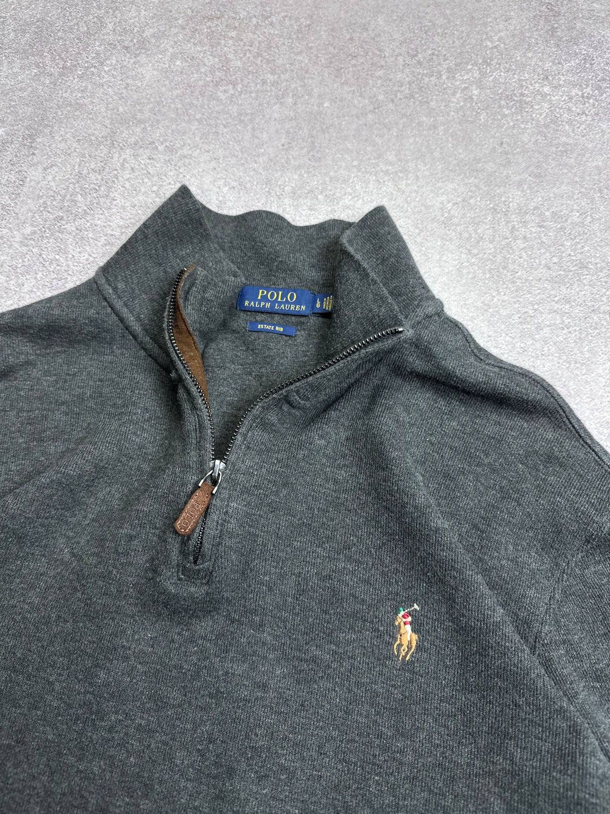 Polo Ralph Lauren Vintage Polo Ralph Lauren Estate Rib Quarter Zip Sweater L Size US L / EU 52-54 / 3 - 6 Thumbnail