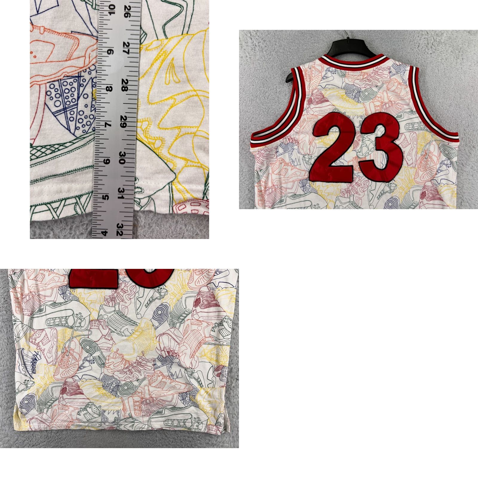 Billabong VINTAGE SMX Jersey Adult XL White #23 Jordan Shoes Sneaker Collector Dunk Shirt Men California Hawaiian 90s Mens Size US XL / EU 56 / 4 - 9 Thumbnail