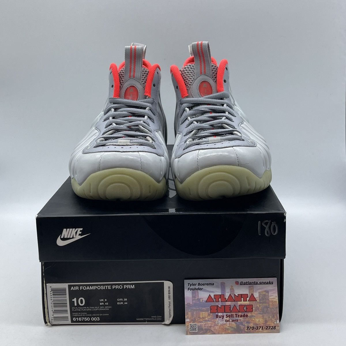 Nike Nike air foamposite pure platinum Size US 10 / EU 43 - 2 Thumbnail