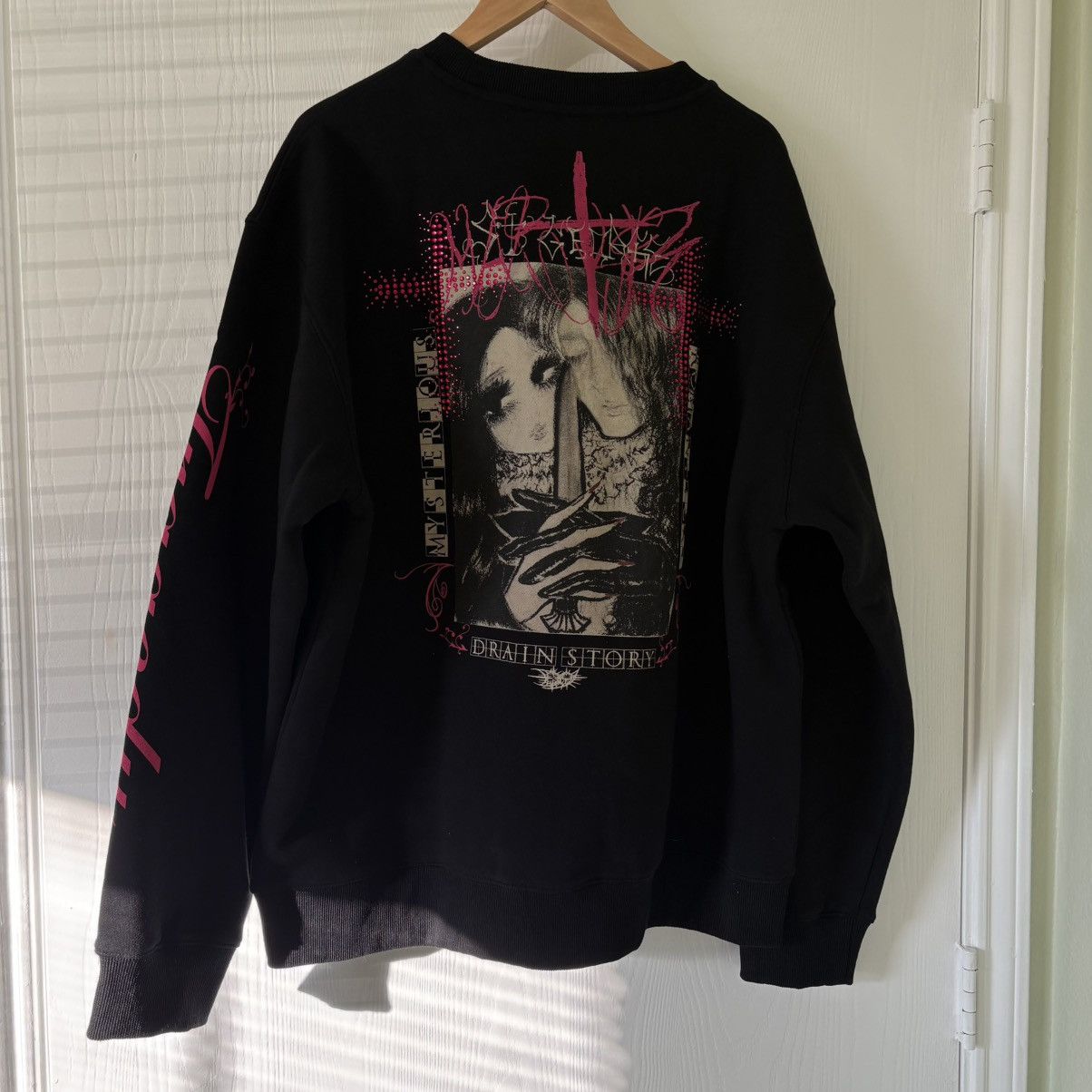 Drain Gang Bladee Beautiful Martyr crewneck Hoodie Size US XL / EU 56 / 4 - 3 Thumbnail
