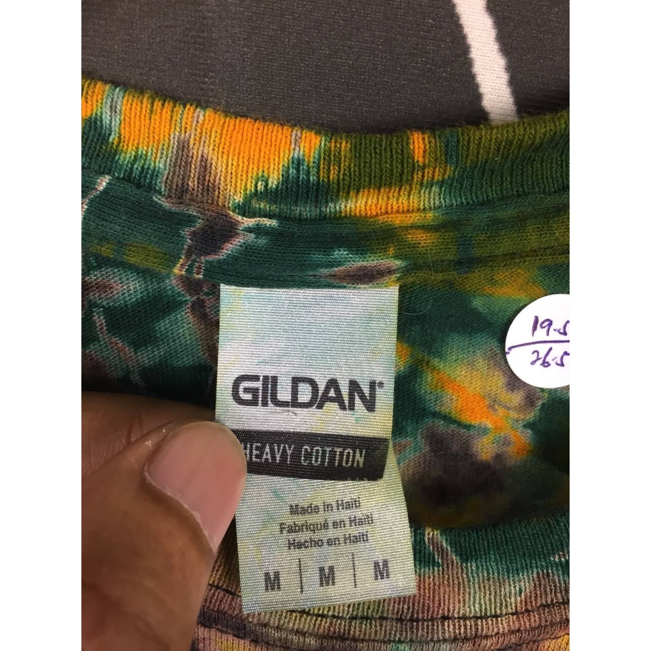 Gildan Gildan Heavy Cotton Advanced Tie Dye Pattern Hippie Tee Size US M / EU 48-50 / 2 - 7 Thumbnail