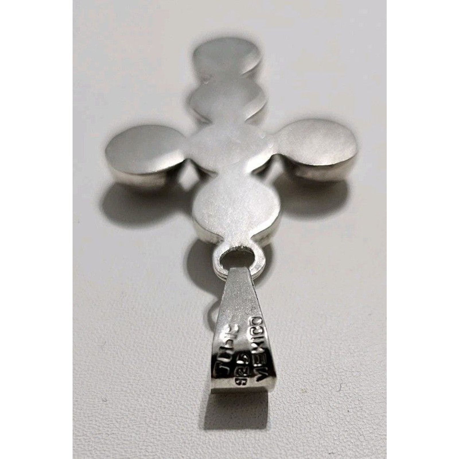 Other Chunky Sterling Silver Cross 925 Silver Cross Statement Size ONE SIZE - 8 Thumbnail