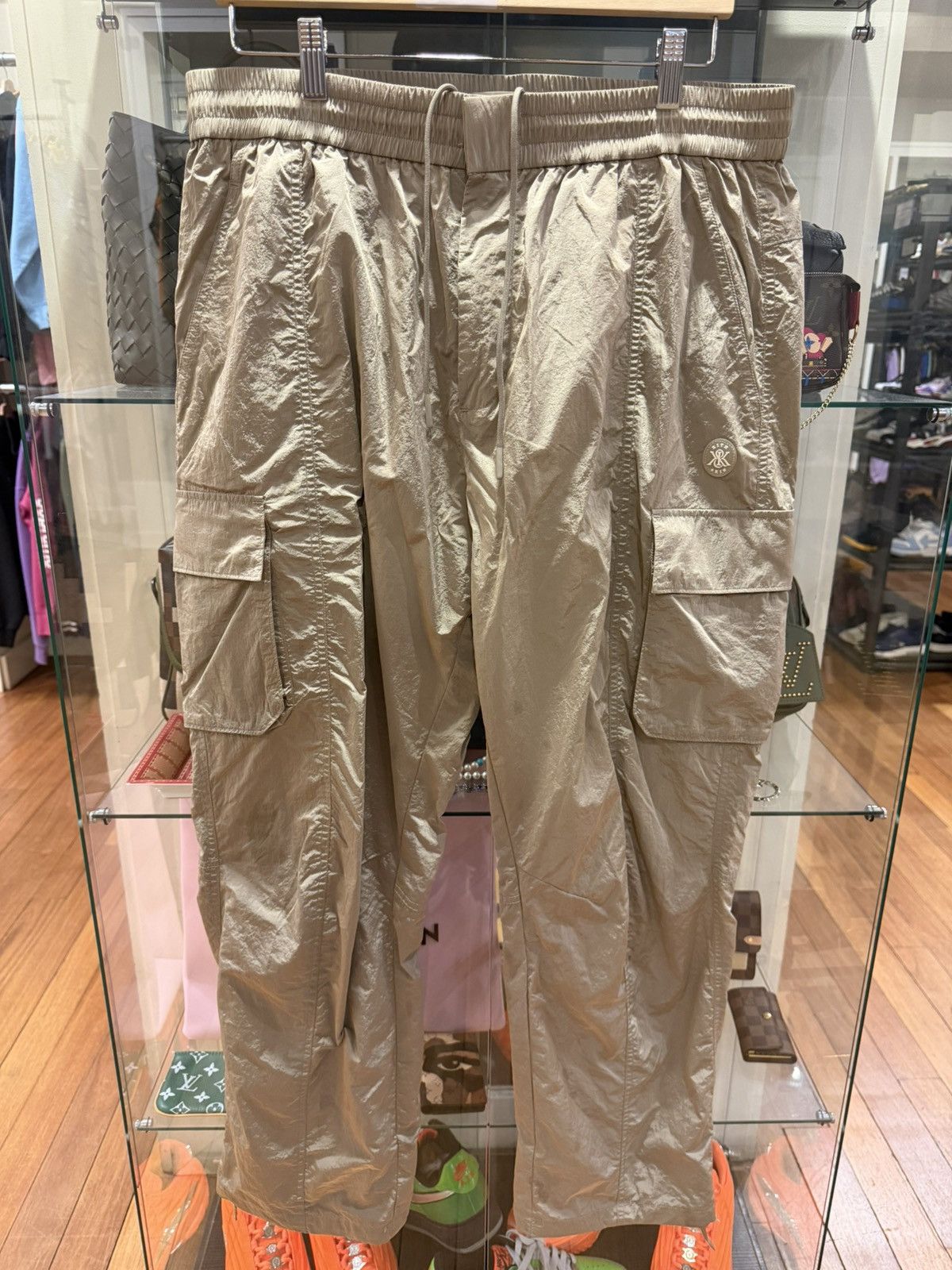 Kith Kith Nylon Parachute Pants - Tan Size US 38 / EU 54 - 1 Thumbnail