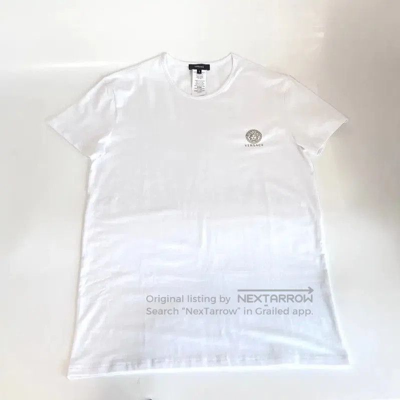 Versace Versace Men's Summer White Cotton T-Shirt . Size US S / EU 44-46 / 1 - 1 Thumbnail