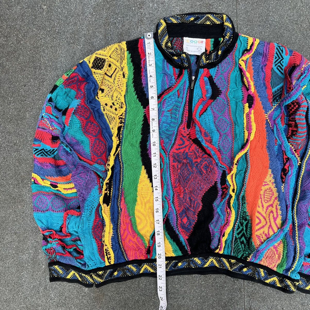 Coogi × Vintage Crazy Vintage Coogi 3D Cable Knit Multicolour Sweater Size US M / EU 48-50 / 2 - 7 Thumbnail