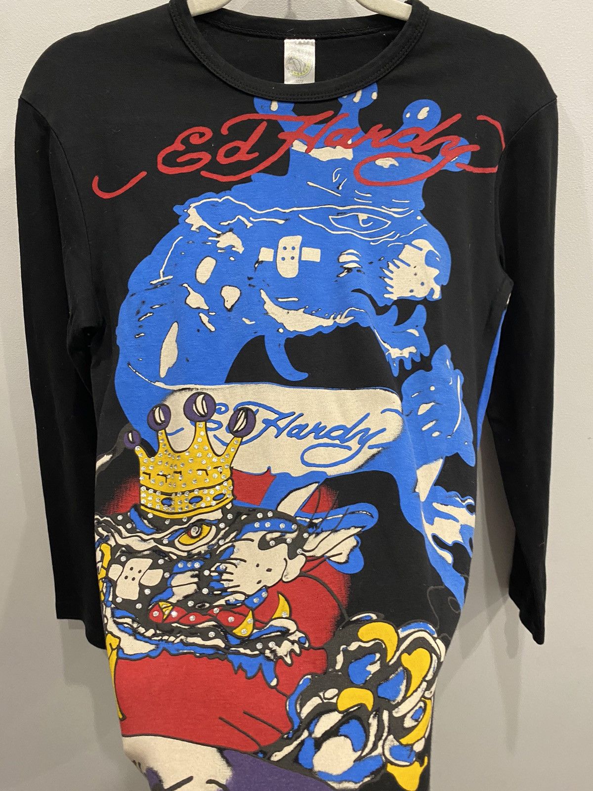 Christian Audigier × Ed Hardy Ed Hardy by Christian Audigier Long Sleeve Graphic Shirt Size S / US 4 / IT 40 - 1 Thumbnail