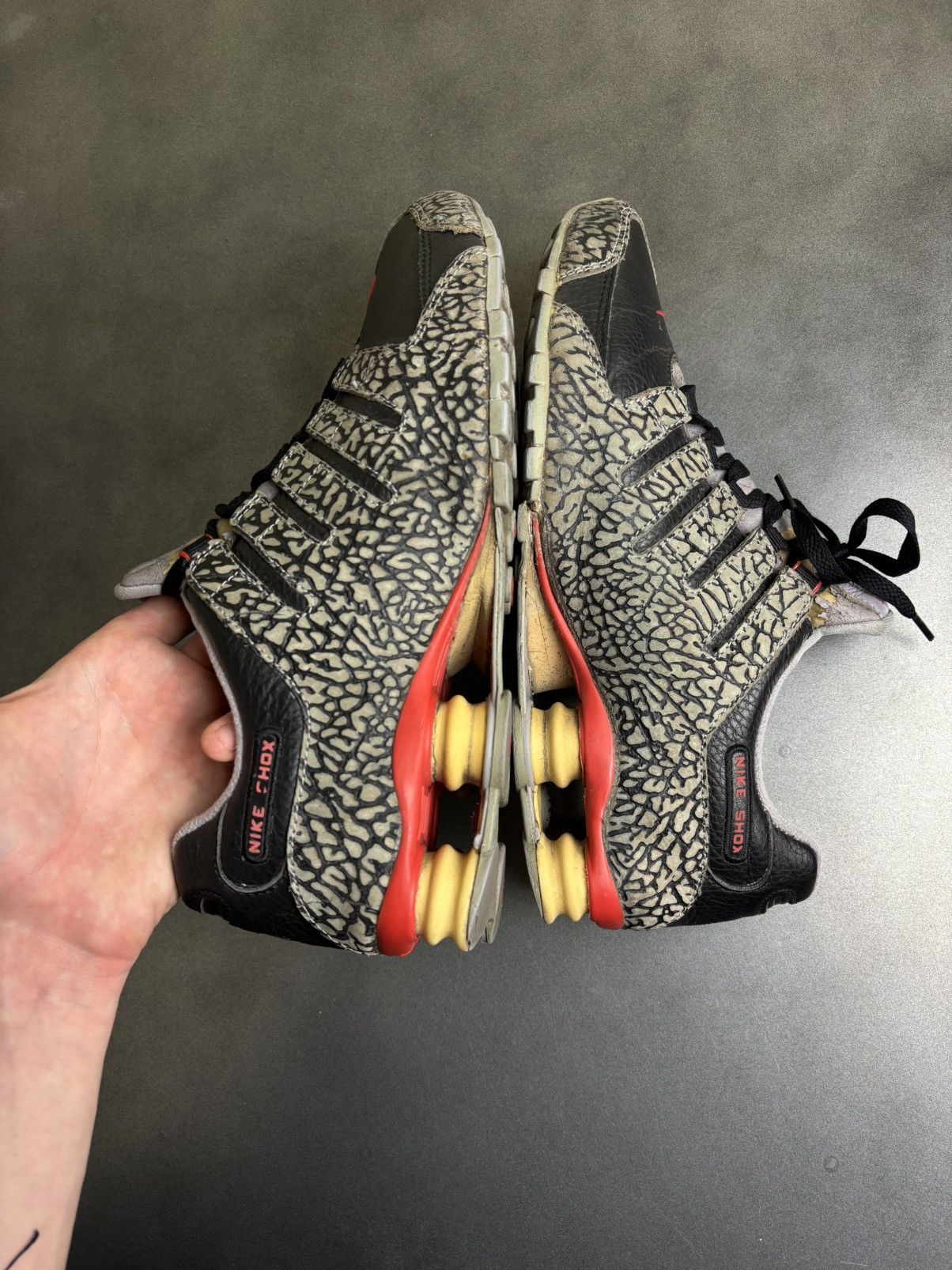Nike × Vintage 2005 Nike Shox NZ Black Cement 3 VIntage Nike BC3 311377 061 Size US 10.5 / EU 43-44 - 14 Thumbnail