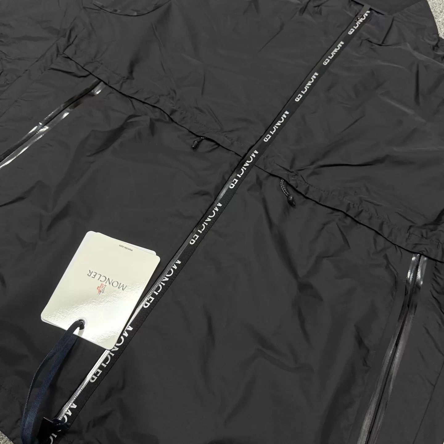Moncler Moncler Sabik Giubbotto Black Nylon Jacket 3 Unused Size US L / EU 52-54 / 3 - 3 Thumbnail