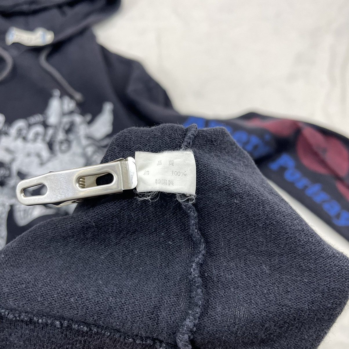 Vintage Vintage THE 90S AMERICAN PORTRAYED Hoodie Pullover #1877/09 Size US M / EU 48-50 / 2 - 12 Thumbnail
