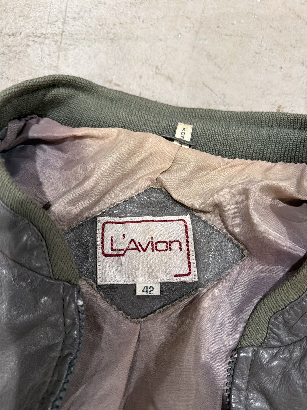 Vintage Vintage Leather Jacket L’Avion Size US S / EU 44-46 / 1 - 5 Thumbnail