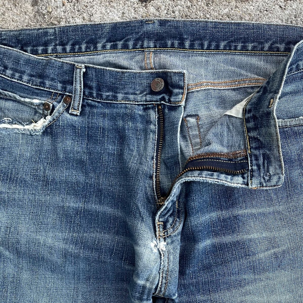 Undercover × Uniqlo Vintage Uniqlo S-002 Distressed Straight Japan Denim W36 Size US 36 / EU 52 - 9 Thumbnail