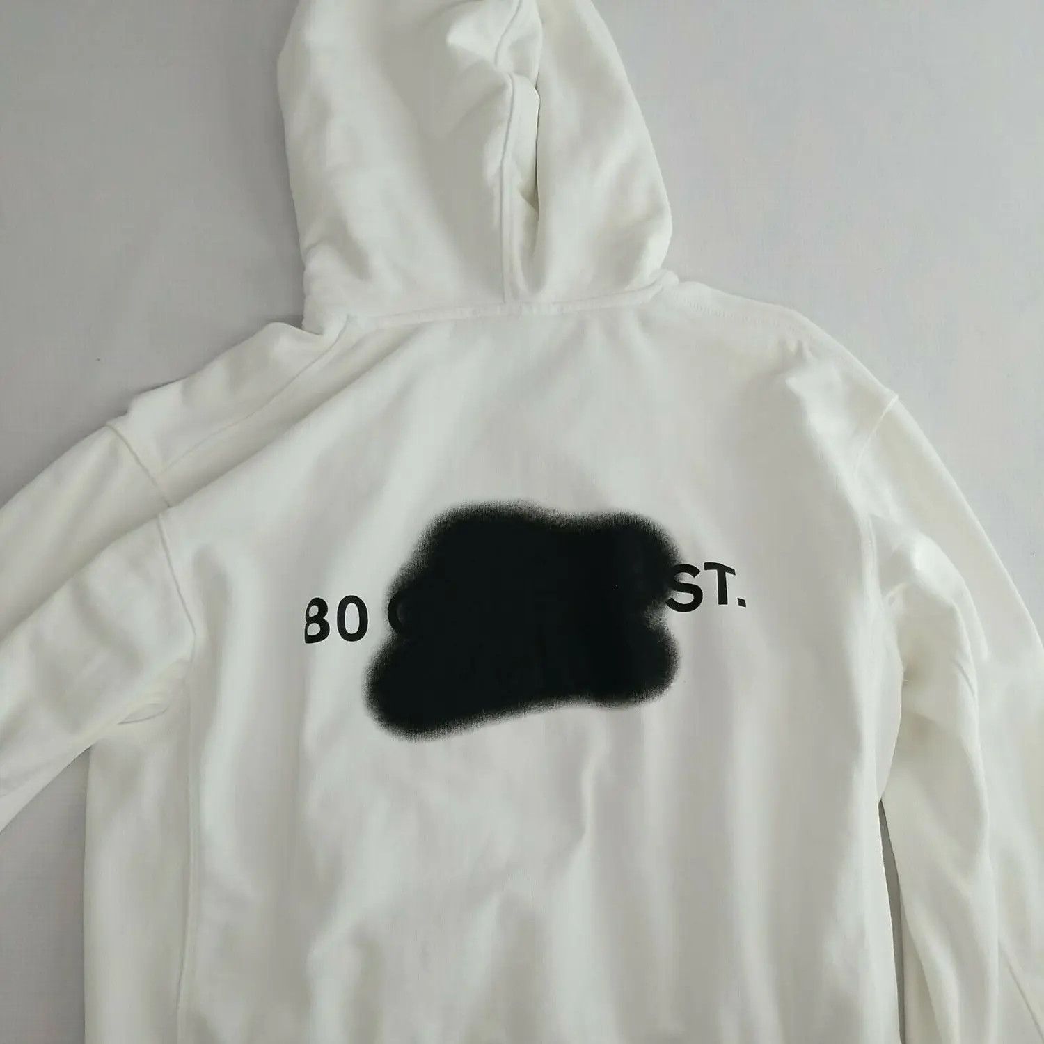Helmut Lang Helmut Lang In Lang We Trust Ss18 White Pullover Hoodie Size US M / EU 48-50 / 2 - 2 Thumbnail