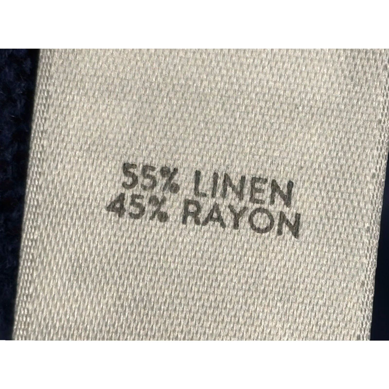 J. Jill J. Jill Women's Blue Short Sleeve Linen Knit Sweater Tunic Medium Coastal Size M / US 6-8 / IT 42-44 - 8 Thumbnail