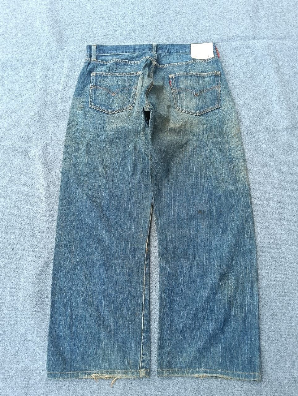 Levi's Vintage Levi's 510 Super Wide Leg Baggy Jeans Red Loop. Size US 33 - 1 Thumbnail