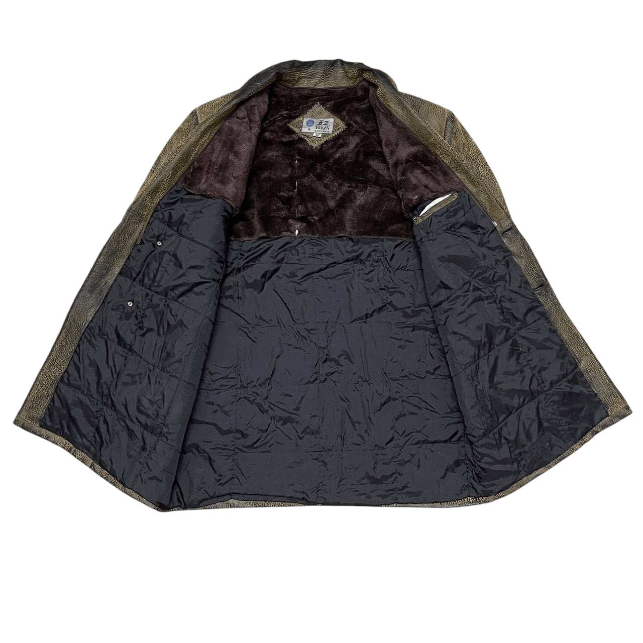 Leather Vintage Yulan Leather Coat Snake Skin Pattern Size US XXL / EU 58 / 5 - 6 Thumbnail