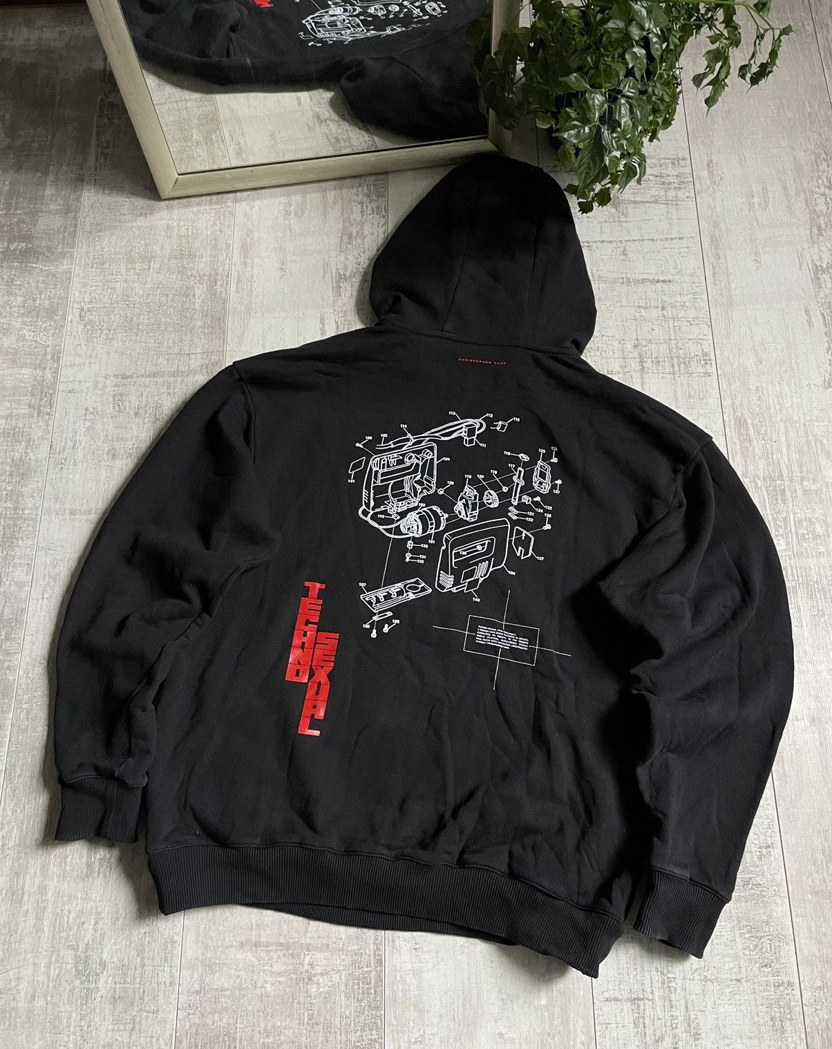 Christopher Kane Christopher Kane Techno Sexual Hoodie Black RARE Size US S / EU 44-46 / 1 - 2 Thumbnail