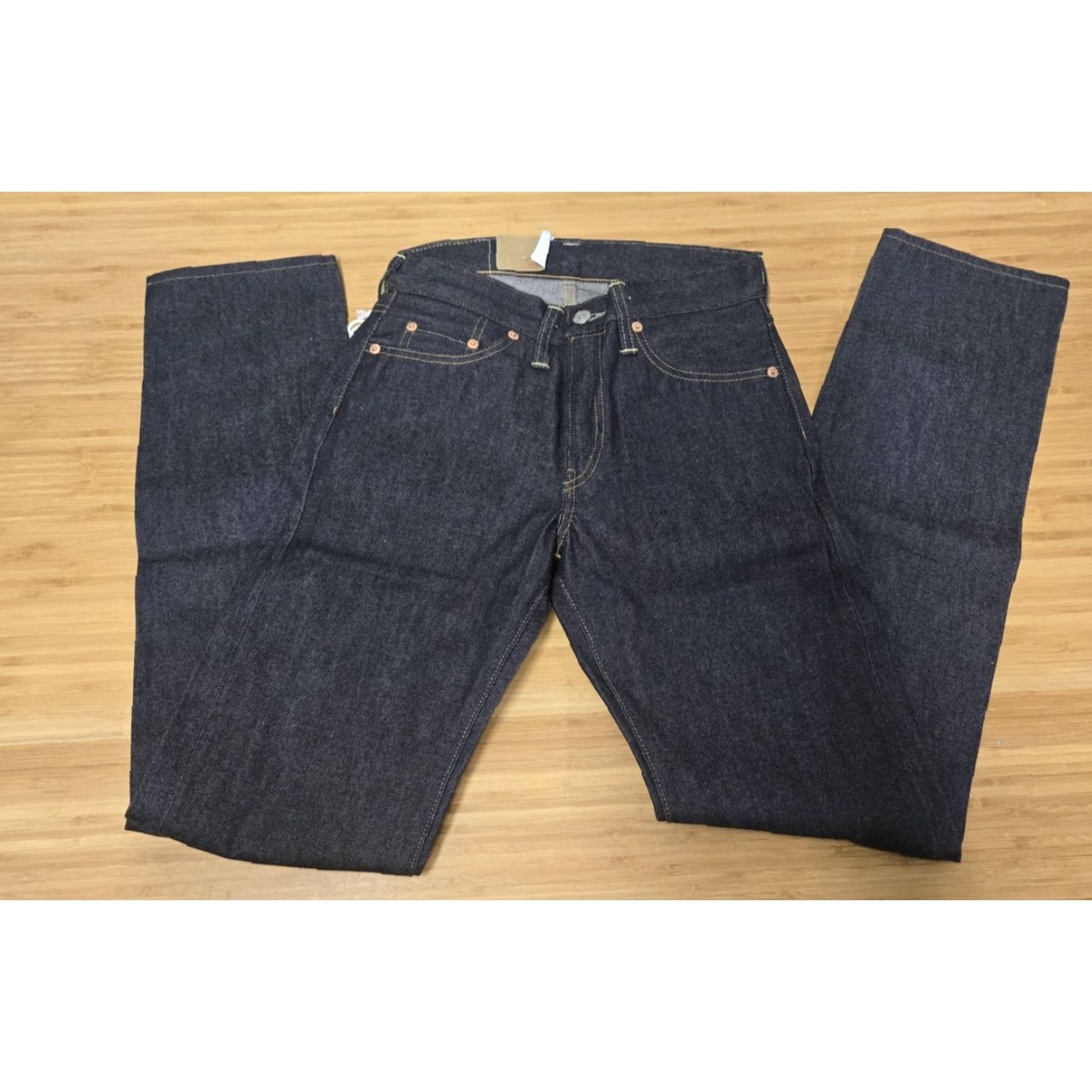 Levi's VINTAGE Levi's 501Z XX Jeans Mens 28x34 Raw Selvedge Denim Dark Blue 1954 LVC Vintage Size US 28 / EU 44 - 5 Thumbnail
