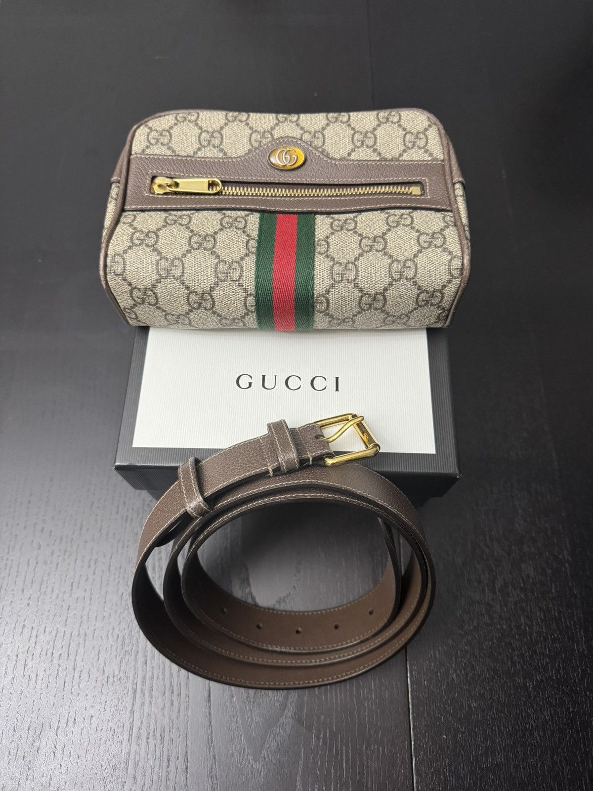 Gucci Ophidia GG Supreme Belt Bag