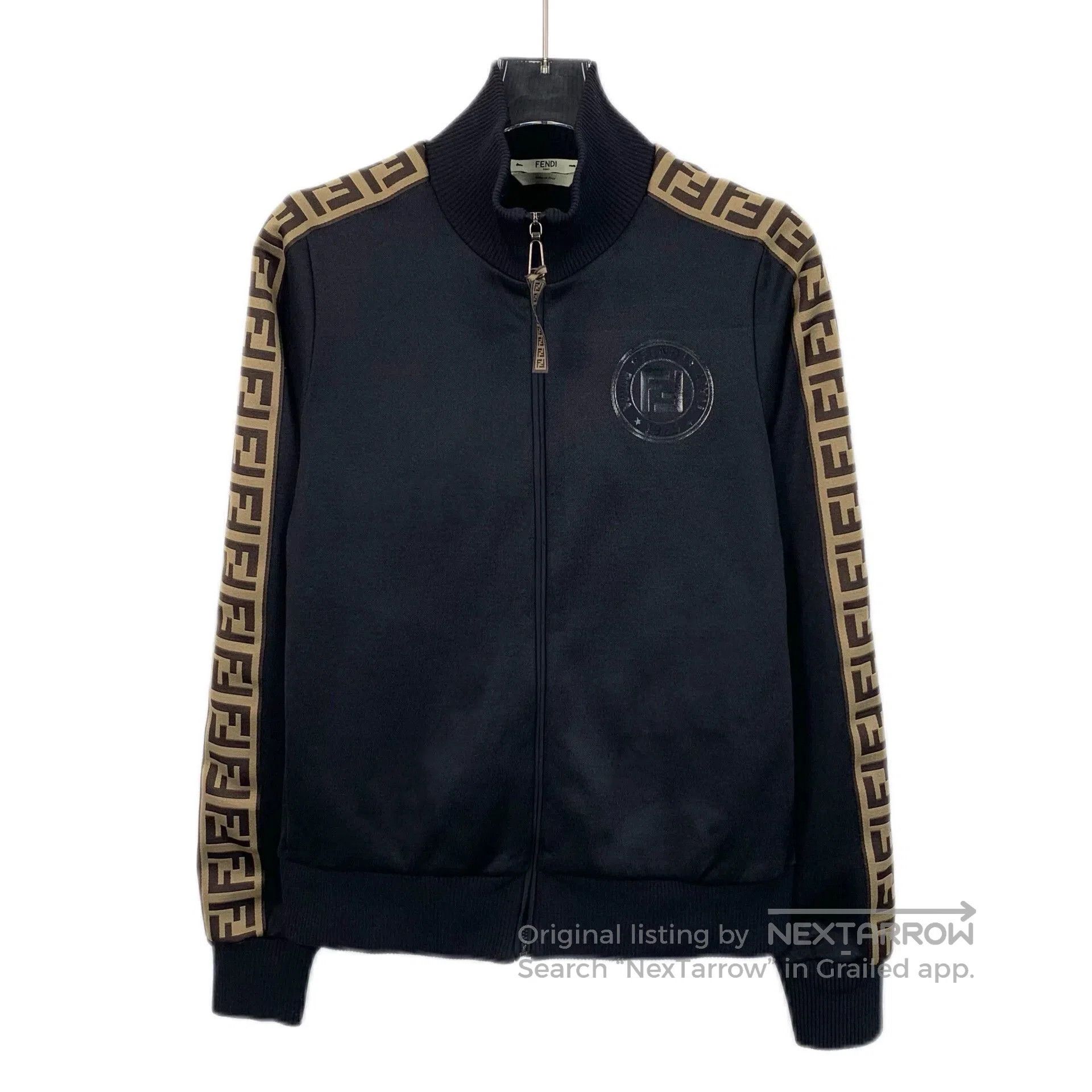 Fendi Fendi Black Logo Zip Jacket Size S. Size US S / EU 44-46 / 1 - 1 Thumbnail