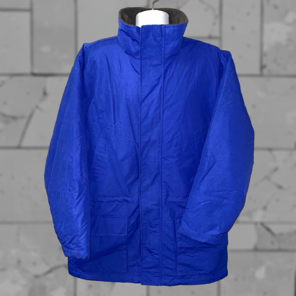 Lands' End Lands' End Mens Blue Fleece Lined Nylon Jacket XL Regular Full Zip Mens Casual EUC Size US XL / EU 56 / 4 - 1 Thumbnail
