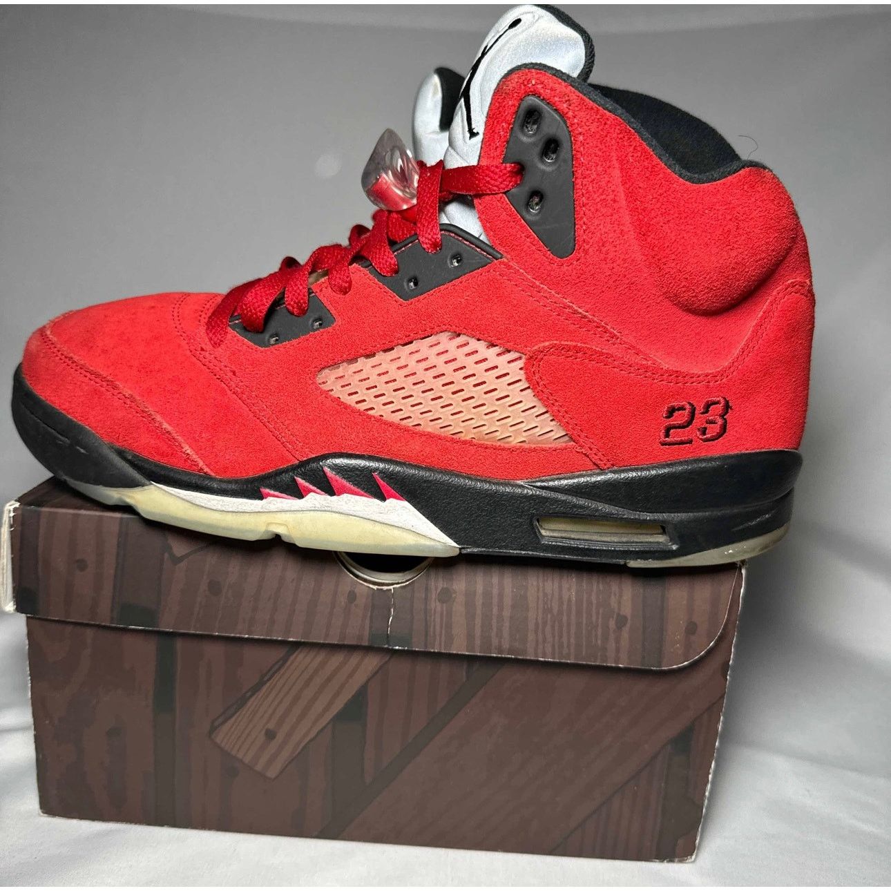 Jordan Brand × Nike Size 11.5 - Air Jordan 5 Retro Raging Bull 2021 Men's Shoes Size US 11.5 / EU 44-45 - 8 Thumbnail