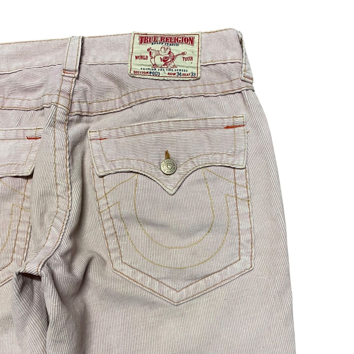 True Religion True Religion Dyed&Stone Corduroy Jeans Size US 34 / EU 50 - 11 Thumbnail