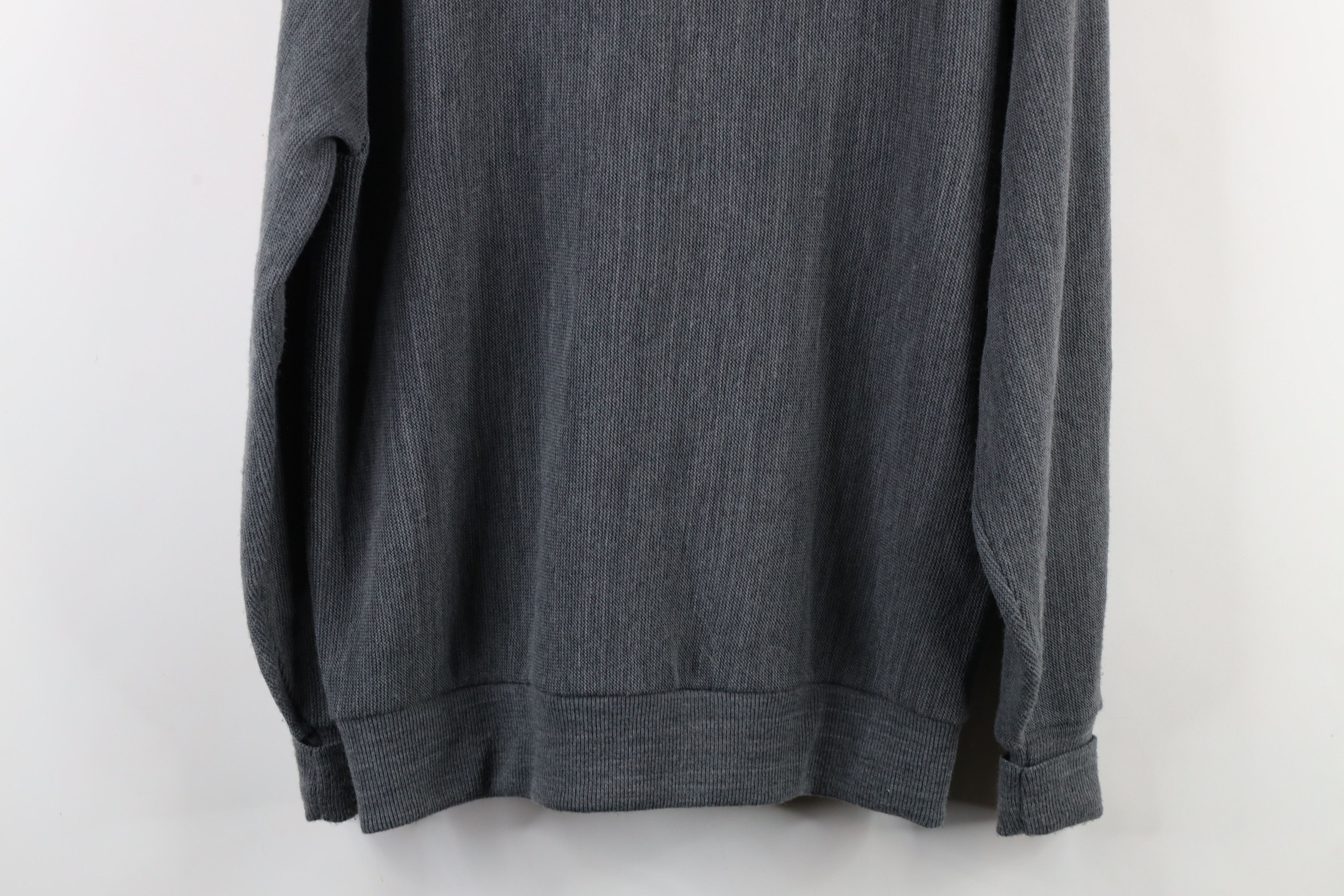 Vintage Vintage 90s Streetwear Grandpa Cardigan Sweater Gray USA Size US L / EU 52-54 / 3 - 10 Thumbnail