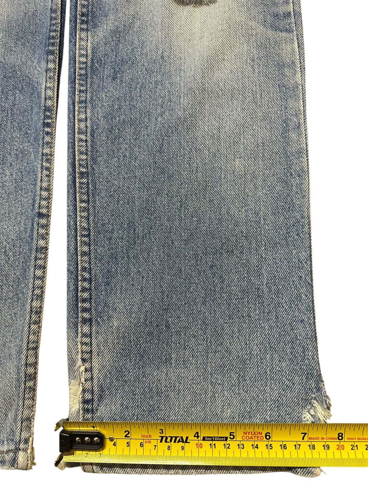 Levi's Vintage Usa 80s Levis 510 Light Wash Faded Distressed Jeans Size US 29 - 17 Thumbnail