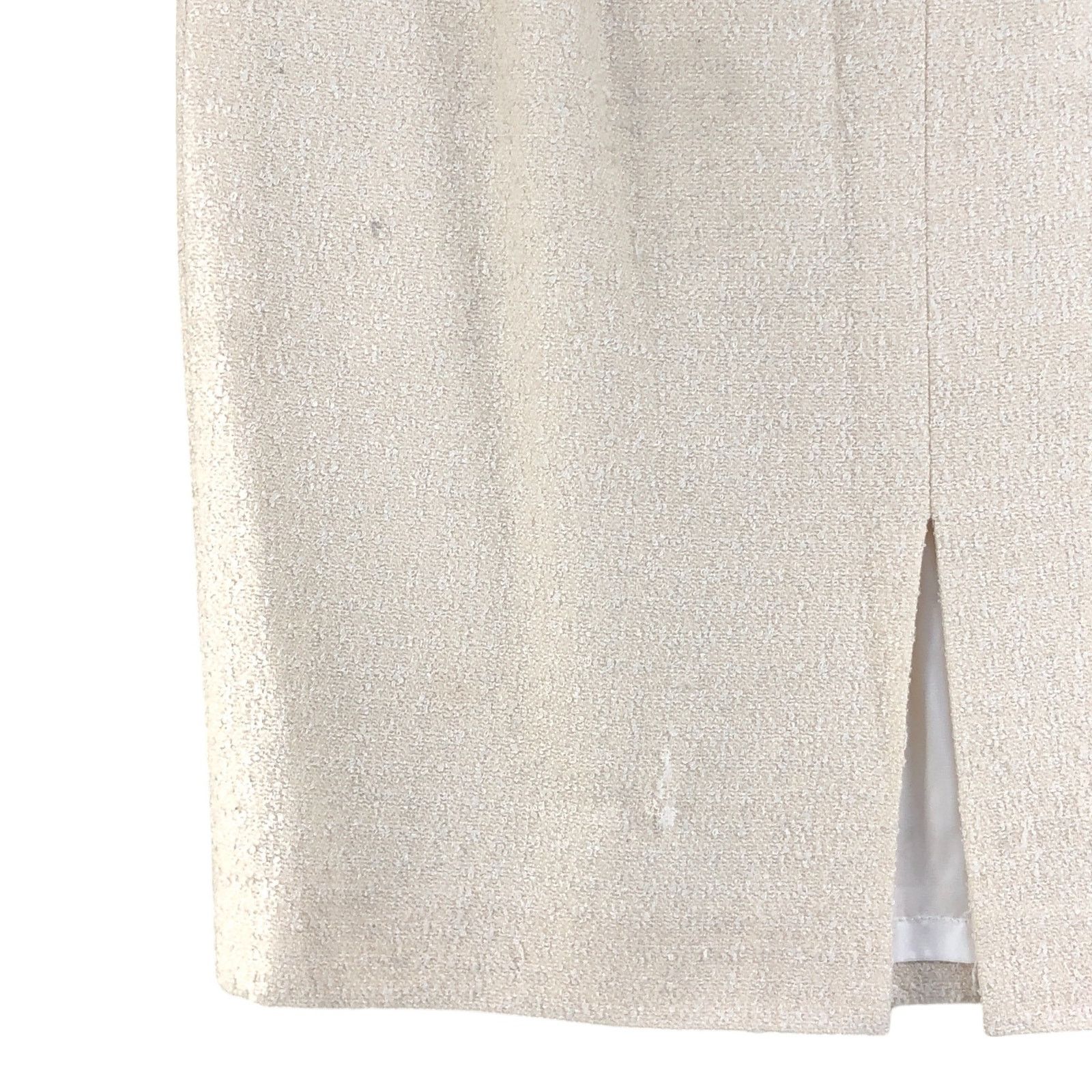 Escada Escada Size 38 US M Skirt Pencil Beaded Silk Wool TINY FLAW Size 29" - 11 Thumbnail