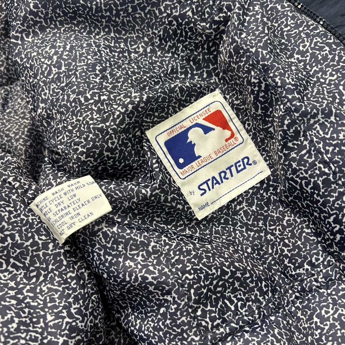 MLB 90s NEW YORK YANKEES PUFFER JACKET CEMENT LINED QUILTED Size US L / EU 52-54 / 3 - 7 Thumbnail