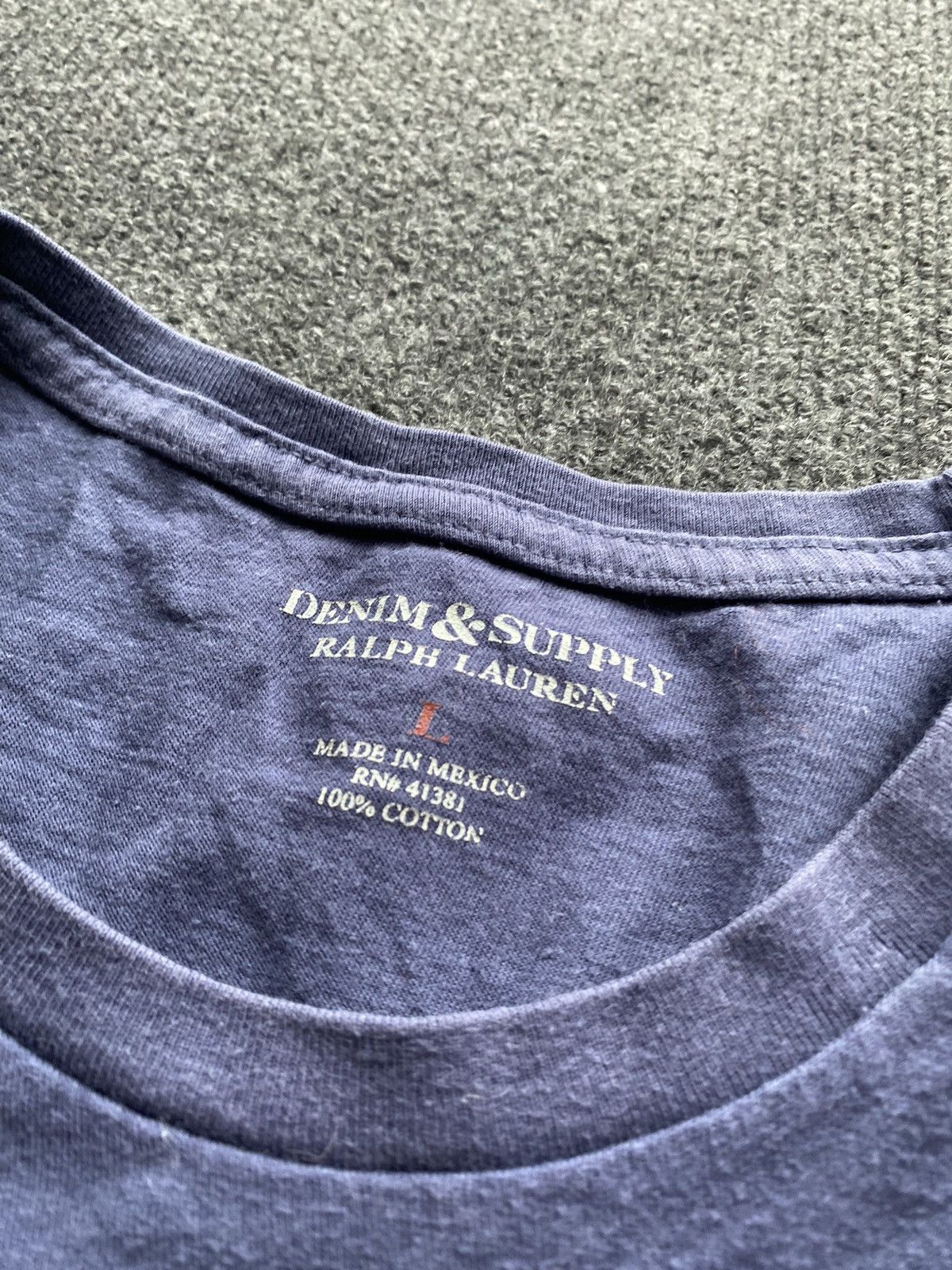 Denim & Supply Ralph Lauren 🔥Western Ralph Lauren denim supply blue tee mens large y2k Size US L / EU 52-54 / 3 - 4 Thumbnail