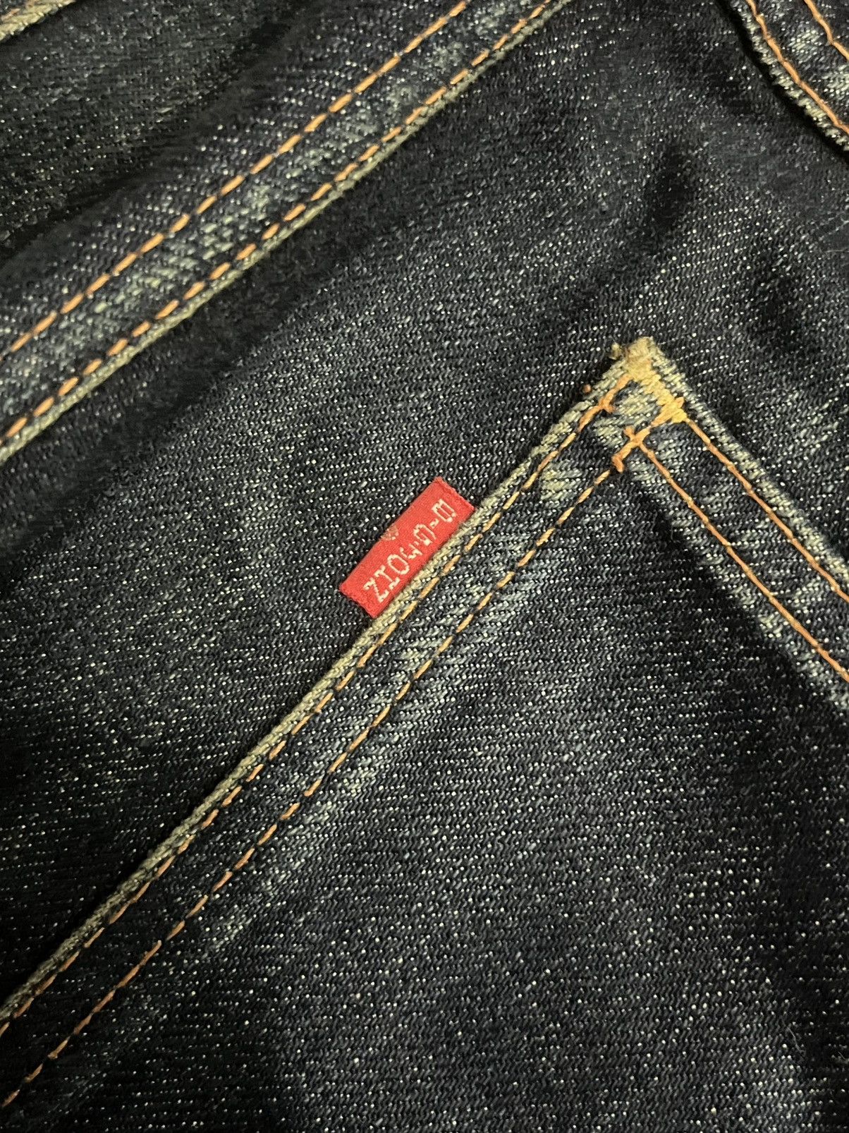 Sugar Cane ⚡️Selvedge⚡️Big John X Takeo Kikuchi Navy Blue Washed Raw Jean Size US 34 / EU 50 - 13 Thumbnail