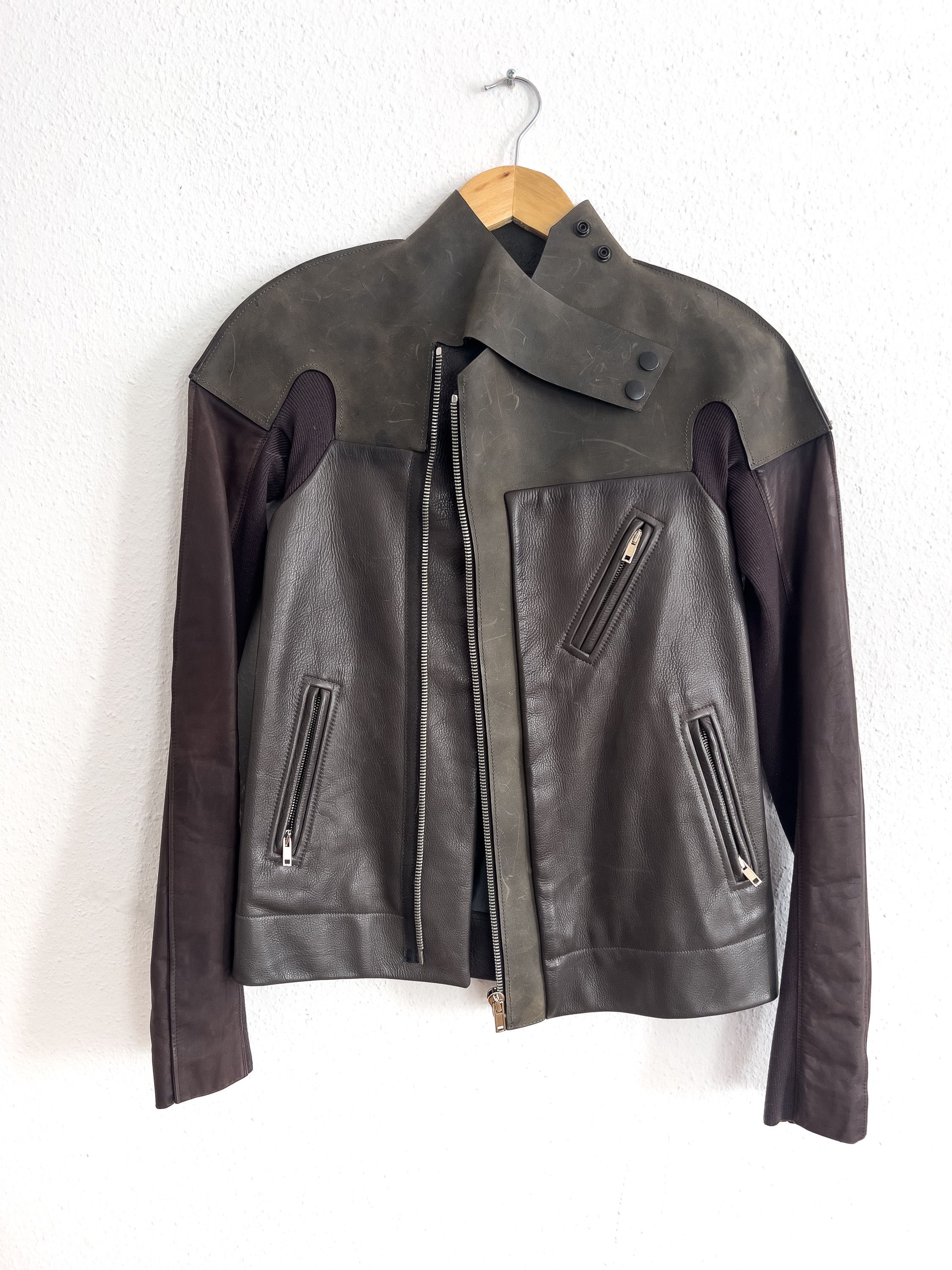 Rick Owens FW11 LIMO Leather Jacket Size XS / US 0-2 / IT 36-38 - 3 Thumbnail