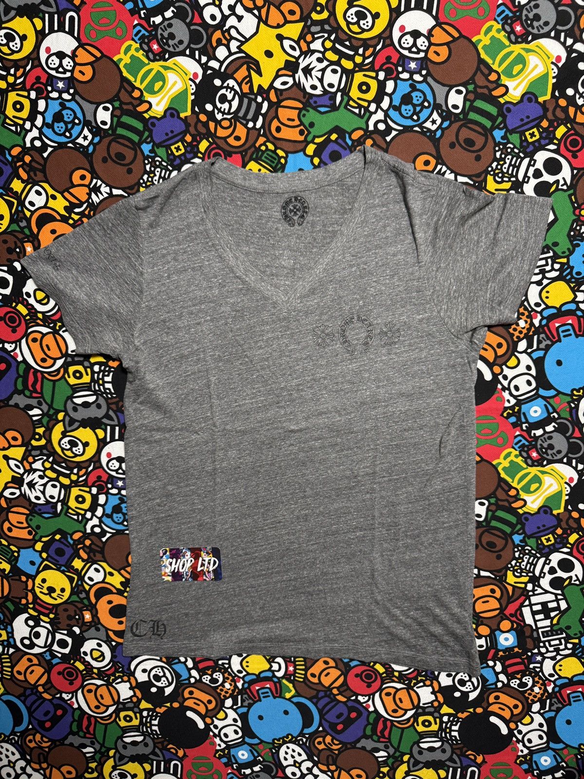Chrome Hearts Chrome Hearts Womens Grey Multj Logo Tee Size XXL / US 16-18 / IT 52-54 - 2 Thumbnail