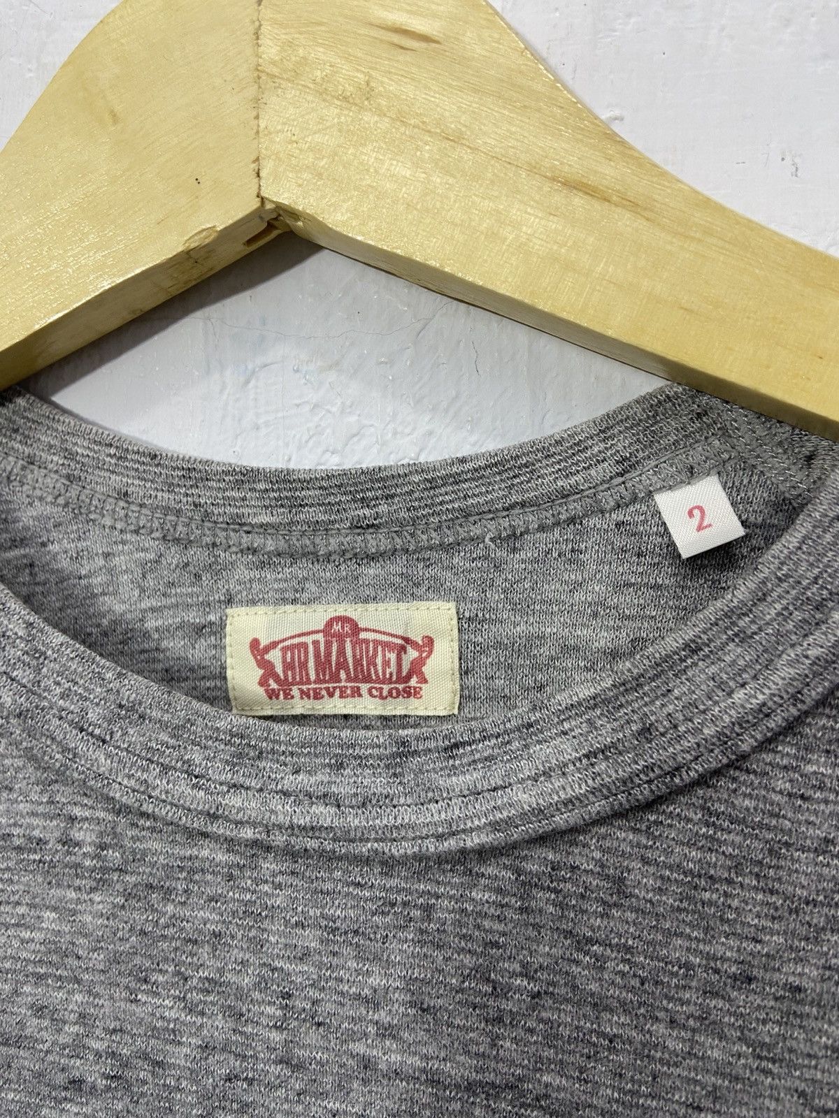 Japanese Brand Mr HR Market We Never Close Long Sleeve Japanese Size US XXS / EU 40 - 3 Thumbnail
