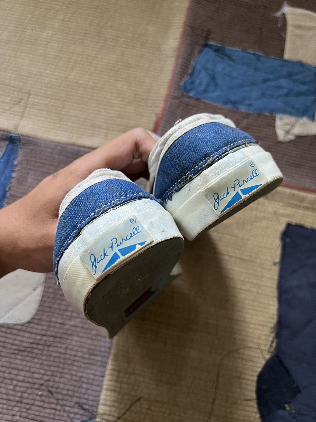 Junya Watanabe Grail* AW06 Junya Watanabe MAN x Converse Jack Purcell Size US 11 / EU 44 - 11 Thumbnail