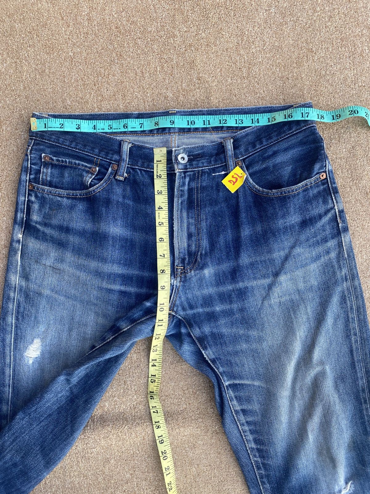 Jun Takahashi × Uniqlo Vintage uniqlo regular cut denim Size US 35 - 4 Thumbnail