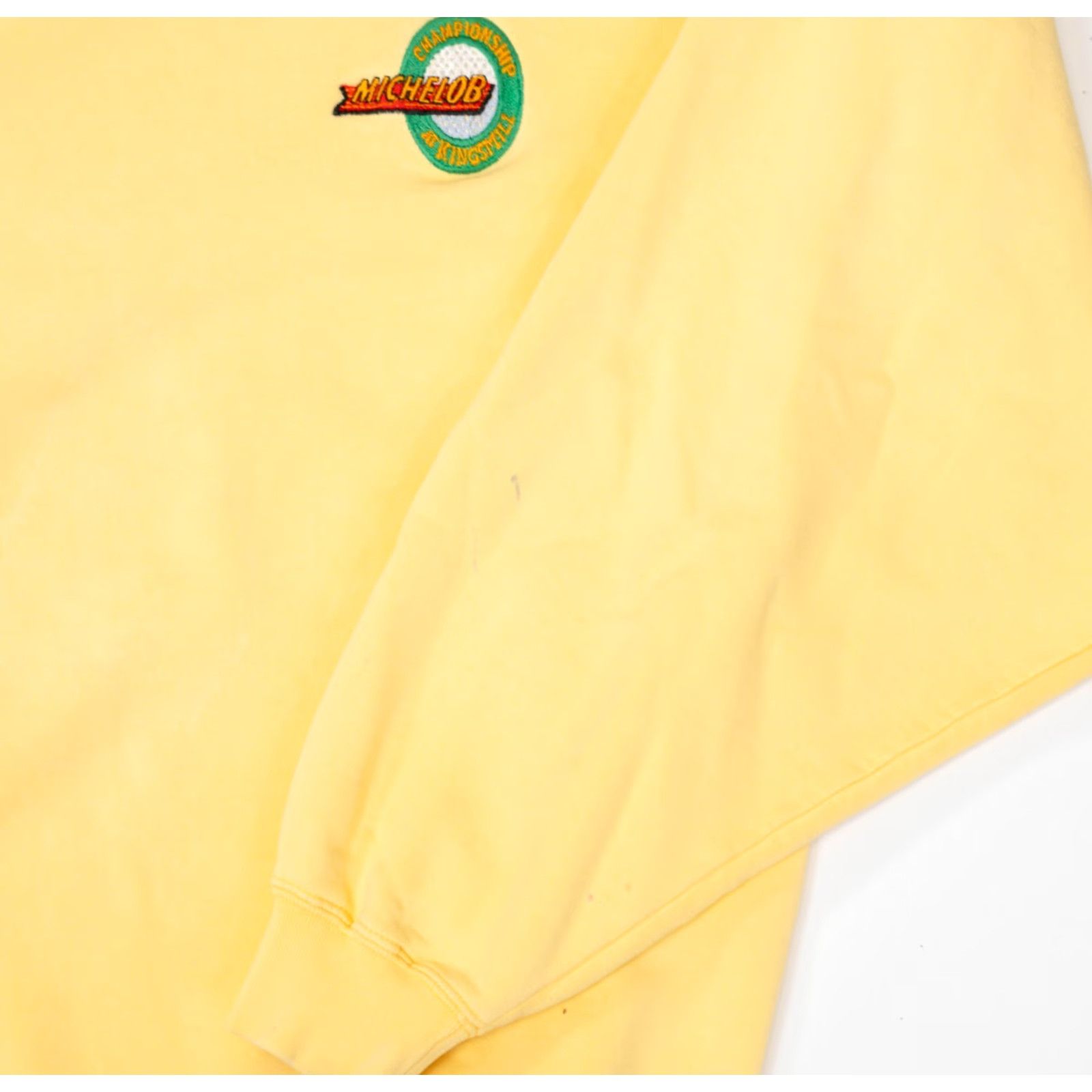 Vintage VINTAGE Gear Sweatshirt Men’s XL Crew Neck Yellow 80s 90s Beer Sports Nike? (Note: cannot infer brand beyond Gear) Size US XL / EU 56 / 4 - 7 Thumbnail