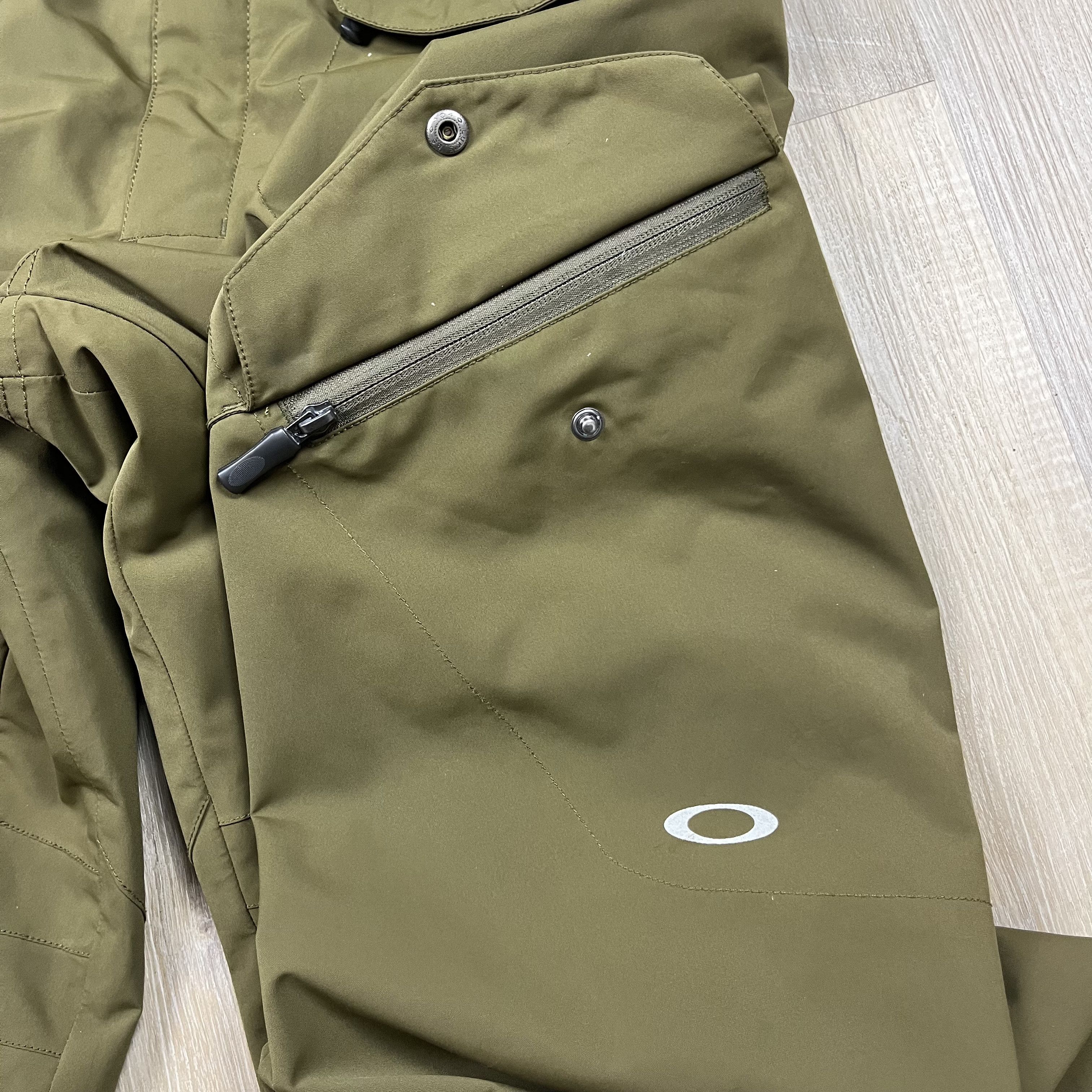 Oakley Y2K Oakley Snow Pants Olive Green Baggy Size Medium 34x30 Size US 34 / EU 50 - 4 Thumbnail