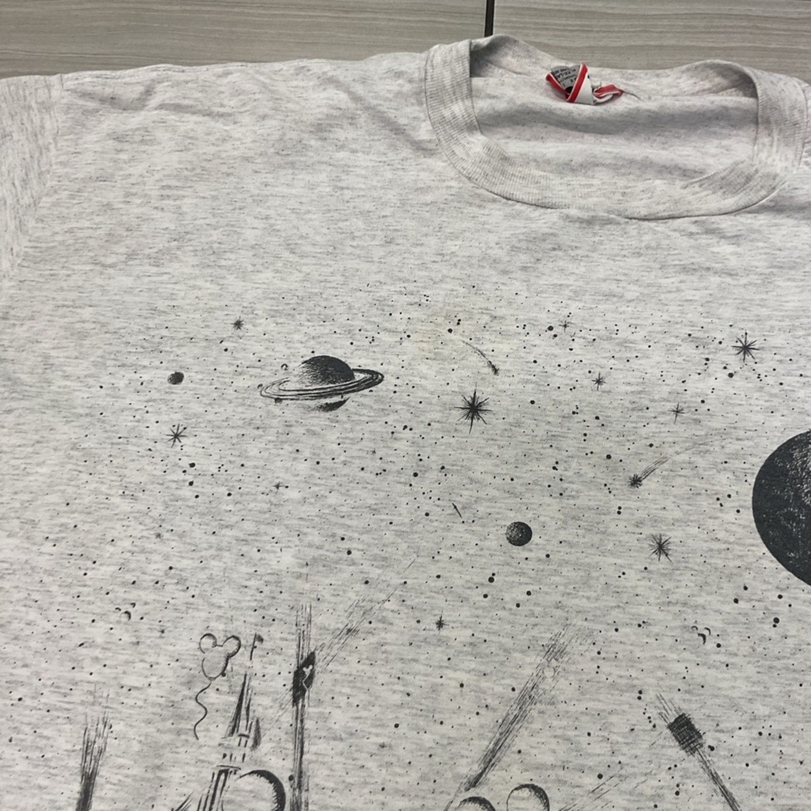 Disney Vintage 90’s Disney Design Tomorrowland T-Shirt Size US XXL / EU 58 / 5 - 4 Thumbnail