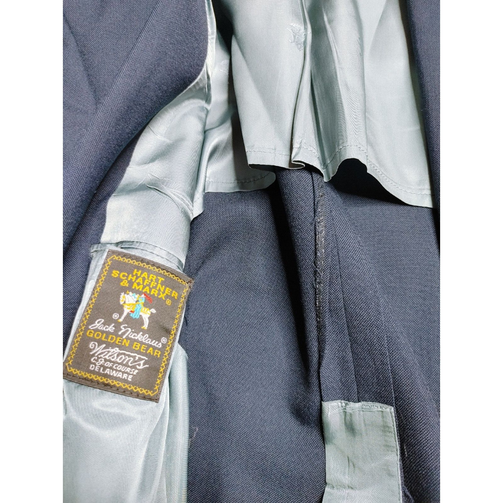 Hart Schaffner Marx Hart Schaffner & Marx blazer, Golden Bear, navy, 44R Size 44R - 2 Thumbnail