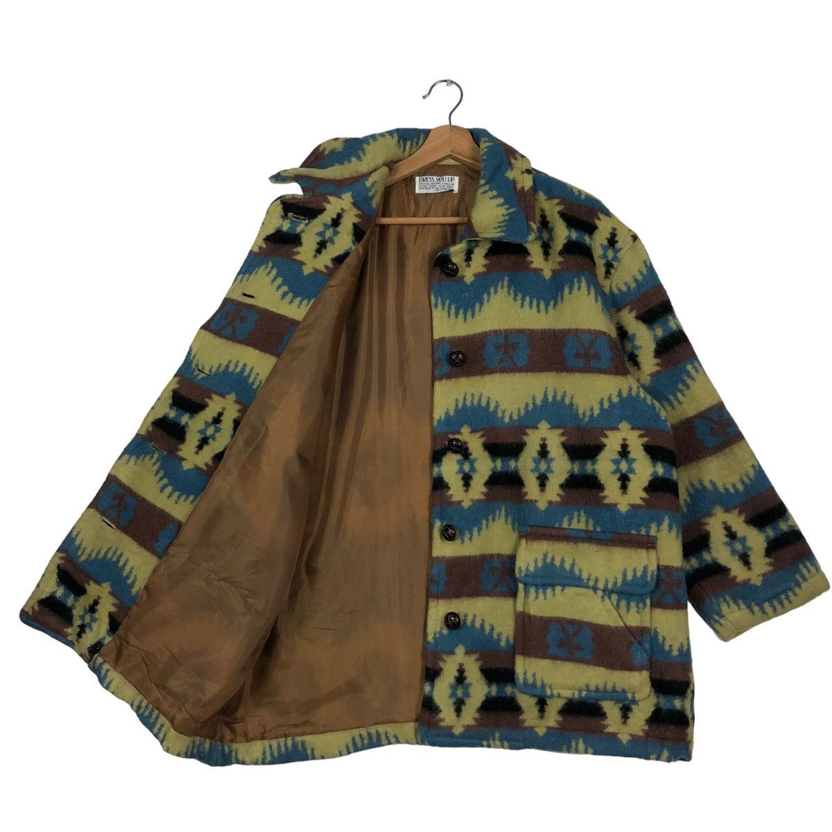 Japanese Brand 🔥90’s Vintage Navajo Aztec Wool Jacket Inspire Pendelton Size US M / EU 48-50 / 2 - 8 Thumbnail
